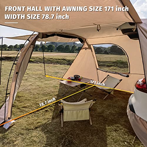Carpa de coche KAMPKEEPER SUV con toldo para camping miniatura 5