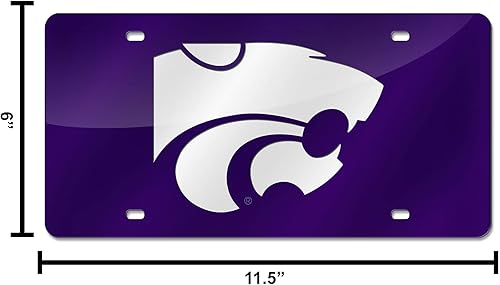 Miniatura 195 de Rico Industries Placa de matrícula de metal con incrustaciones láser de Florida Gators de la NCAA plateado,Alternativo,Negro -,Negro/Plata,Azul,azul