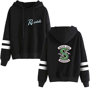 Riverdale Sudadera Serpientes Mujer Chicas Adolescente Sudadera Deportiva  Rayado Manga Larga Moda Sudaderas con Capucha Streetwear : Amazon.es: Ropa
