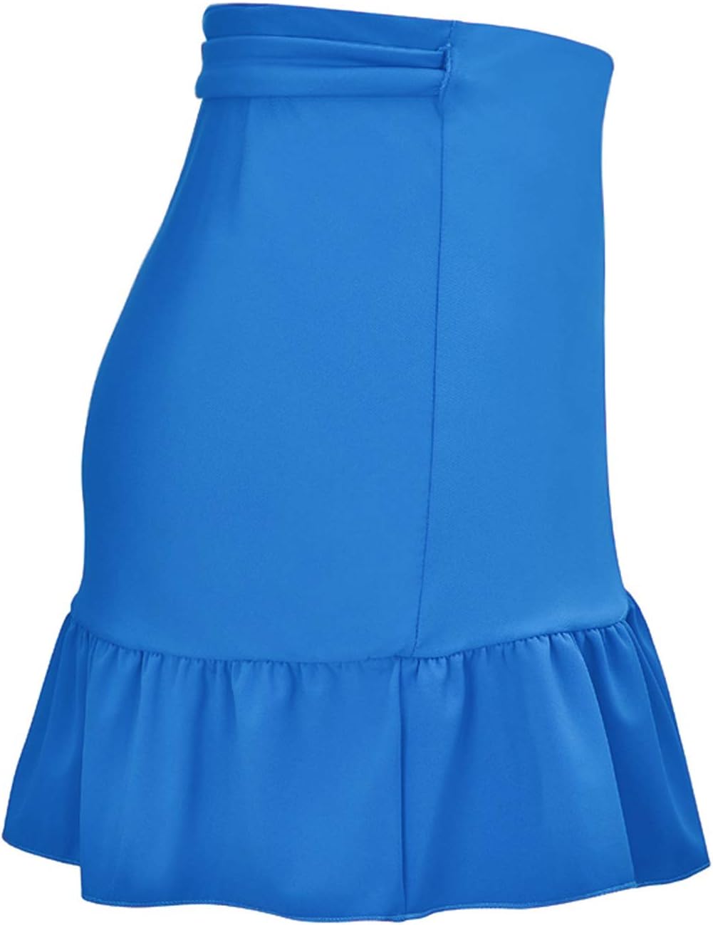 UPF 50+ Women's Ruffle Sarongs Beach Wrap Cover Up Swimwear Bikini Bottoms High Waisted Tankini Swim Skirts Swimdress - Image 5