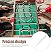 HANABASS 3pcs Football Machine Pole Table Soccer Rod, Table Soccer Pole Replacement, Foosball Table Parts Desk Soccer Machine Accessory Metal Rod for Soccer Game Repair Maintenance Iron Silver