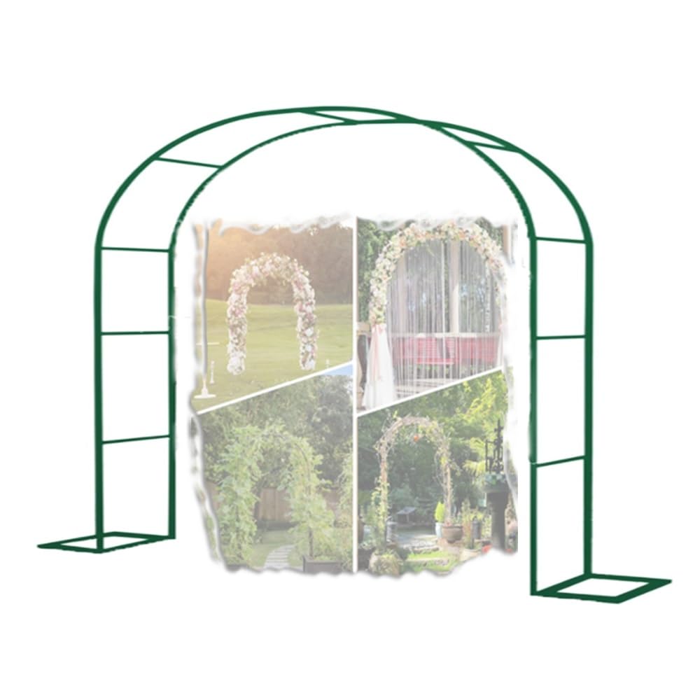 Tonnelle de mariage blanche et arche de jardin en métal de 2 à 4 m de haut