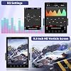 [2+64G] NHOPEEW Single Din Car Stereo with Wireless Carplay and Android Auto - 9.5 inch Vertical Touchscreen Android Car Radio - GPS Navigation/WiFi/Mirror Link/SWC + AHD Backup Camera