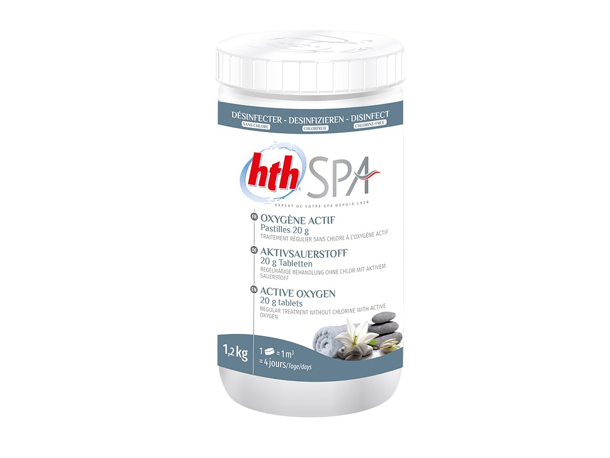 HTH Oxygène Actif pastilles pour Spa 1,2 kg
