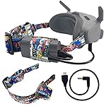RAWECUD-Adjustable-Head-Strap-and-Power-Cable-30-cm-for-Dji-Avata-Goggles-2-Replacement-Cable-Charging-Power-and-Head-Strap-for-Dji-Avata-Pro-View-Co-Accessories
