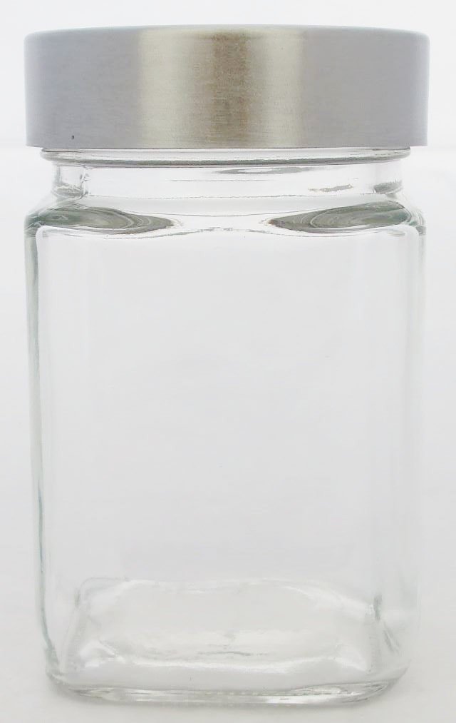Vorratsglas Gewürzglas Glas mit Edelstahlverschuss 300 ml 12 Stück Küche, Haushalt & Wohnen