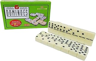 Al Safwa W37-131 Dominoes 28 Pieces Black and White