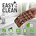 Chocolate Molds Silicone - Set of 6 (with Free Recipes eBook) - Non-Stick & Food Grade Candy Molds for Chocolate, Jelly Candies, Truffles, Bath Melts & Candles - Dishwasher Safe