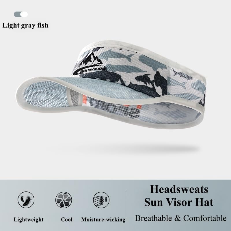 Sport Sun Visor Hats for Men Women Headsweats Sunvisor Cap for Men Women Sun Visors for Running, Golf, Tennis, Softball