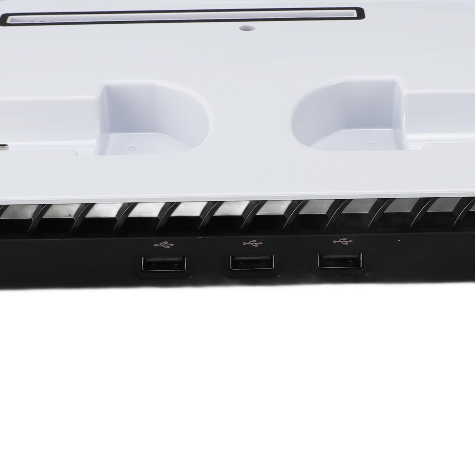 Stazione di Raffreddamento per Console di Gioco Sottile con Ventola di Raffreddamento a 3 Livelli per Lettori /
