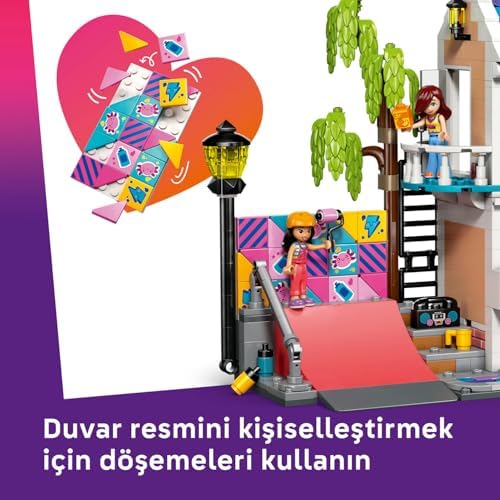LEGO Friends Liann'in Aile Evi 42687 – 7 Yaş ve Üzeri Çocuklar için Liann, Michelle, Paisley ve Nova Mini Bebekleri ile Geko ve Aksolotl Figürleri İçeren Oyuncak Yapım Seti, Hediye Fikri (946 Parça) - Görsel 6