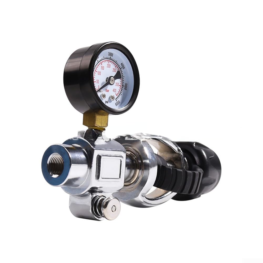 Vanne Test Plongée G5/8 Manomètre 6000 PSI