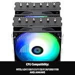 Thermalright Peerless Assassin 120 SE ARGB CPU Air Cooler, 6 Heat Pipes CPU Cooler with Dual Towers, Dual 120mm CPU Fans, 5V ARGB LED,1550rpm±10%, for AM4/AM5/Intel LGA1700/1851 - Image 3