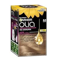 Garnier, Permanent Hair Colour, Ammonia Free and Nourishing, Olia, 8.0 Blonde