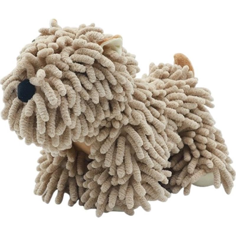 Cikiki Chenille-Handtücher für Hunde kreativ geformte waschbare Handtücher in Form eines Welpen flauschige weiche saugfähige Chenille-Handtücher als Geschenk für Badezimmer Küche Waschbecken