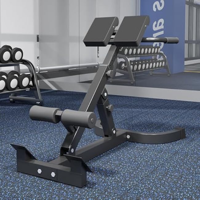 Multi functional folding Roman chair, height adjustable Roman stool, fitness bench, back exercise equipment, fitness equipment