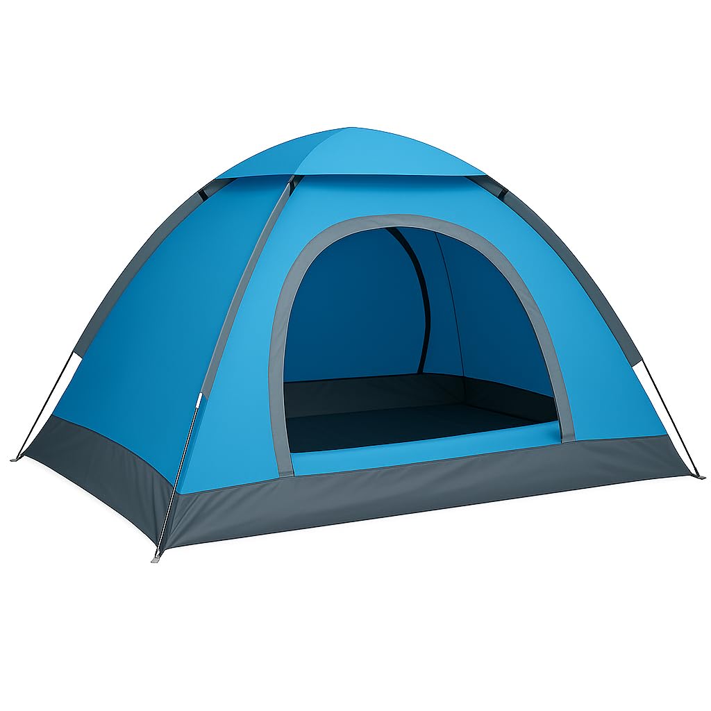 SIMESTICH Portable Waterproof Dome Tent for 4 Person – Picnic, Hiking, Camping Tent with Carrying Bag, Multicolor