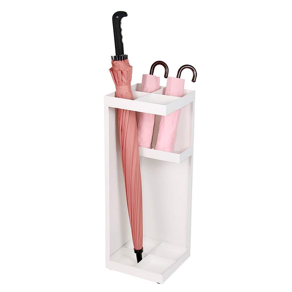 Seau à parapluies de bureau en fer avec traitement antirouille