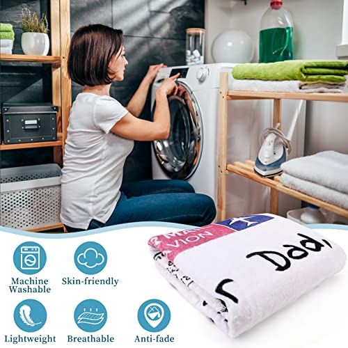 Welltop-Personalized-Flannel-Blanket-to-My-Dad-Gift-from-Daughter-Son-Ultra-Soft-Flannel-Fleece-Blankets-Christmas-Birthday-Fathers-Day-Cozy-Lightweight-Throw-Blanket-Fits-Couch-Sofa-Bed-59x79in Welltop Personalized Flannel Blanket to My Dad Gift from Daughter Son Ultra Soft Flannel Fleece Blankets Christmas Birthday Fathers Day Cozy Lightweight Throw Blanket Fits Couch Sofa Bed 59x79in