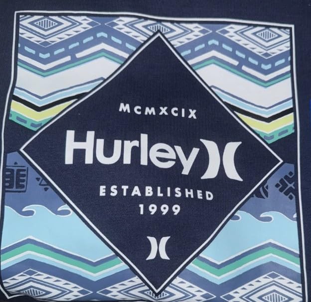 Hurley Graphic Fleece Hoodie, Boys, Navy Blue, Size L-14/164