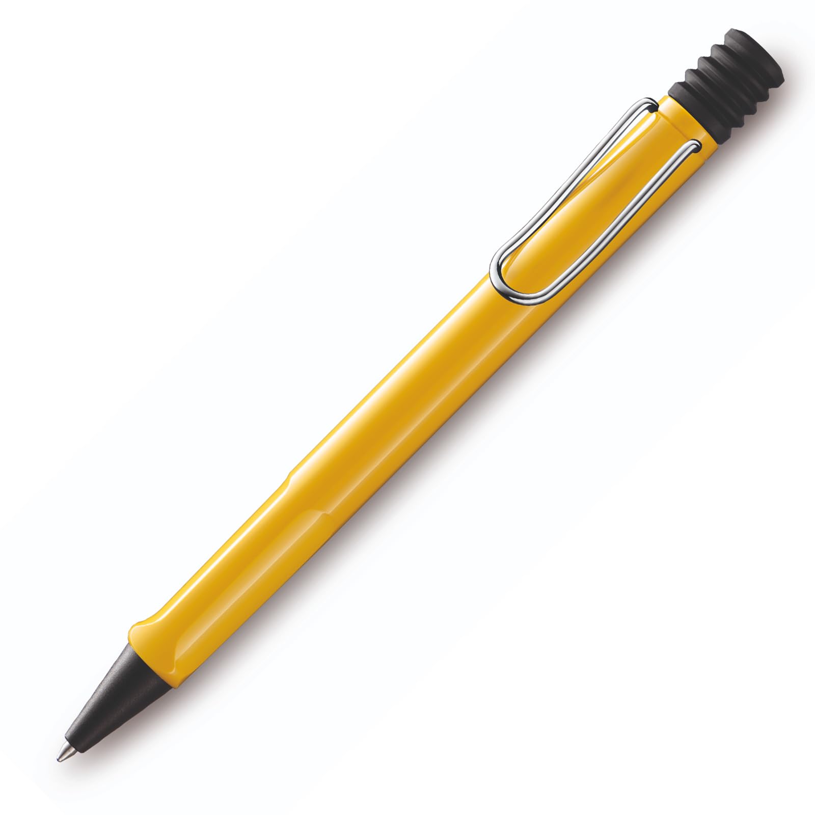 Lamy Safari Ballpoint Pen with ergonomic grip & line width M - for pleasant long writing - made of robust ASA plastic – including large capacity refill M 16 (No Gift Box, Yellow) — image 1
