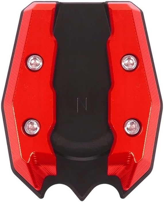 For YA&MAHA NMAX155. Motorcycle Foot Side Stand Enlarger Plate Kickstand Extension Pad Support Accessories(Blue)