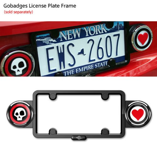 Gobadges Lc0054 3D Rockon Orange - 3" Magnetic Acrylic Layered Grill Badge/Uv Stable & Weather-Proof/Works Grill Badge Holder #TOP2