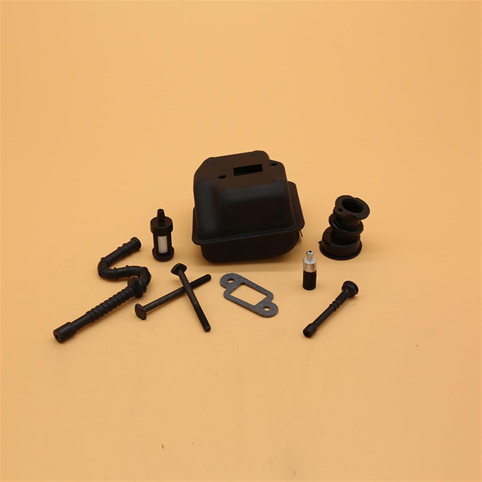 Kit de admisión manguera aceite combustible, silenciador escape, for repuestos motosierra jardín MS 023 025 MS230 MS250 11231413200 Kit de silenciador para motosierra
