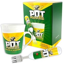 Kimm & Miller Pot Noodle Spinning Fork & Mug Gift Set