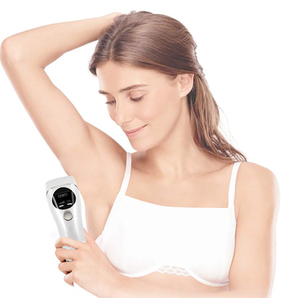 Essential Dispositivo di Epilazione a Luce Pulsata, 5 Livelli di Energia Luminosa Bikini Corpo Viso Ascelle Epilazione Dispositivo Sistema Uomini Donne Uso Domestico, Impermeabile