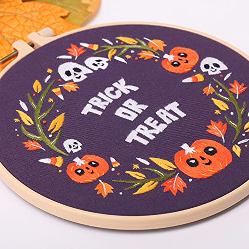 Amazon | 刺繍キット 刺しゅう ハロウィン飾り 3個セット クロス