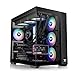 Thermaltake View 380 TG ARGB Black ATX Case; 4x120mm ARGB Fans Included; Supports Hidden-Connector Motherboard; Front & Side Dual Tempered Glass Panel; CA-1Z2-00M1WN-00; 3 Year Warranty