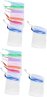minkissy 20 Peças Rede De Espuma De Sabão Rede De Proteção De Sabão Redes De Espuma De Banho Rede Pequena Bolsa De Rede De Sabão Bolsa De Sabão De Banho Suporte De Sabonete De Banho Bucha