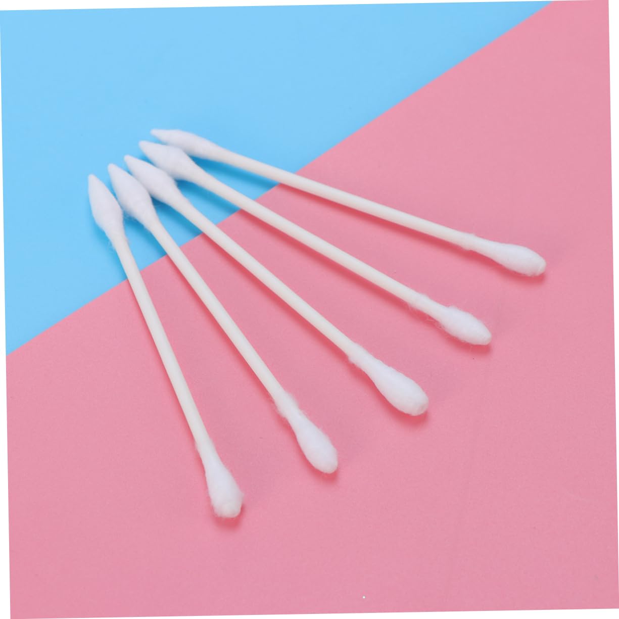 Beatifufu 200pcs Dust- Cotton Swabs Double Head Makeup Precision Rounds Natural Cotton Multifunction Makeup Tool