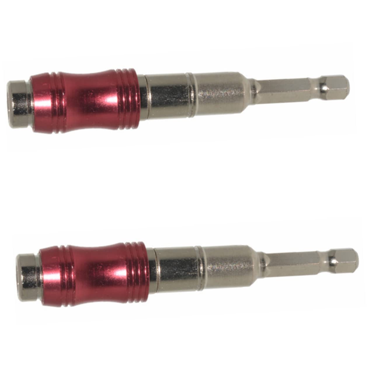 DOITOOL 3 Set Di Punte Per Trapano A Vite Regolabili Magnetiche Con Perno Porta Punte Per Trapano Con Impugnatura Girevole Da 1/4 2 Pezzi*3