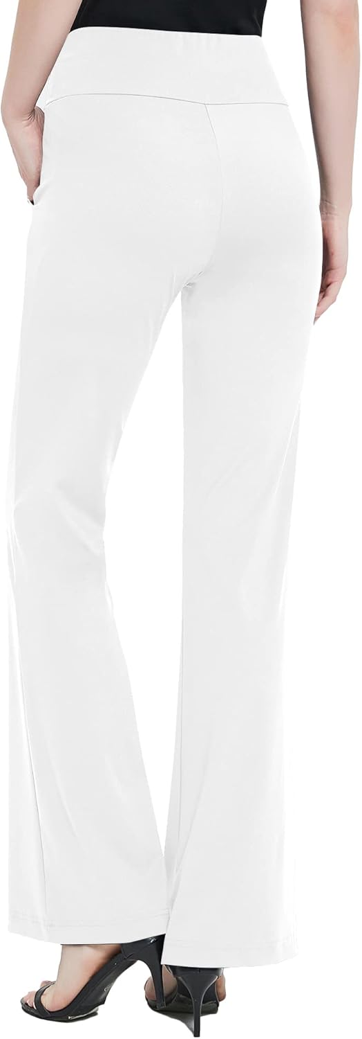 Urban CoCo Women's High Waist Stretchy Bootcut Yoga Pants Casual Flare Leggings Workout Bootleg Pants - Image 6