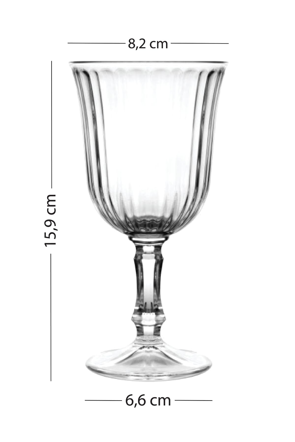 Botanical 4'lü Kadeh Seti 240 cc