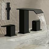 SREEZNX 8 Inch Widespread Bathroom Faucets 3 Hole, Modern Ae...