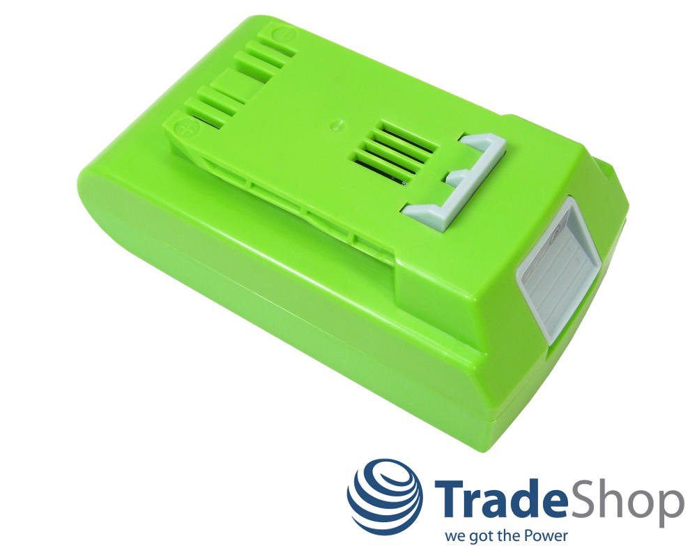 Trade Shop Premium Batteria agli ioni di litio Batterie Ricaricabili, 24 V2000 mAh per motosega Greenworks – G24 2000107, Sega a catena 25 cm 2000007, Soffiatore 2400007