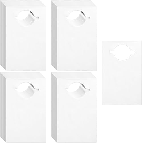 100 Pack Disposable Adult Bibs for Eating, Elderly, Single-Use Clothing Protectors (23.6 x 14.5 In)