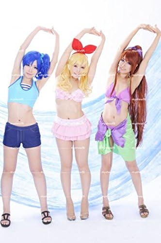 Amazon 海外工場直送 コスプレ アイカツ アイドルカツドウ 紫吹蘭 星宮 霧矢 水着 コスプレ衣装 ディズニークリスマス ハロウィン イベント仮装 コスチューム コスプレ 仮装 通販