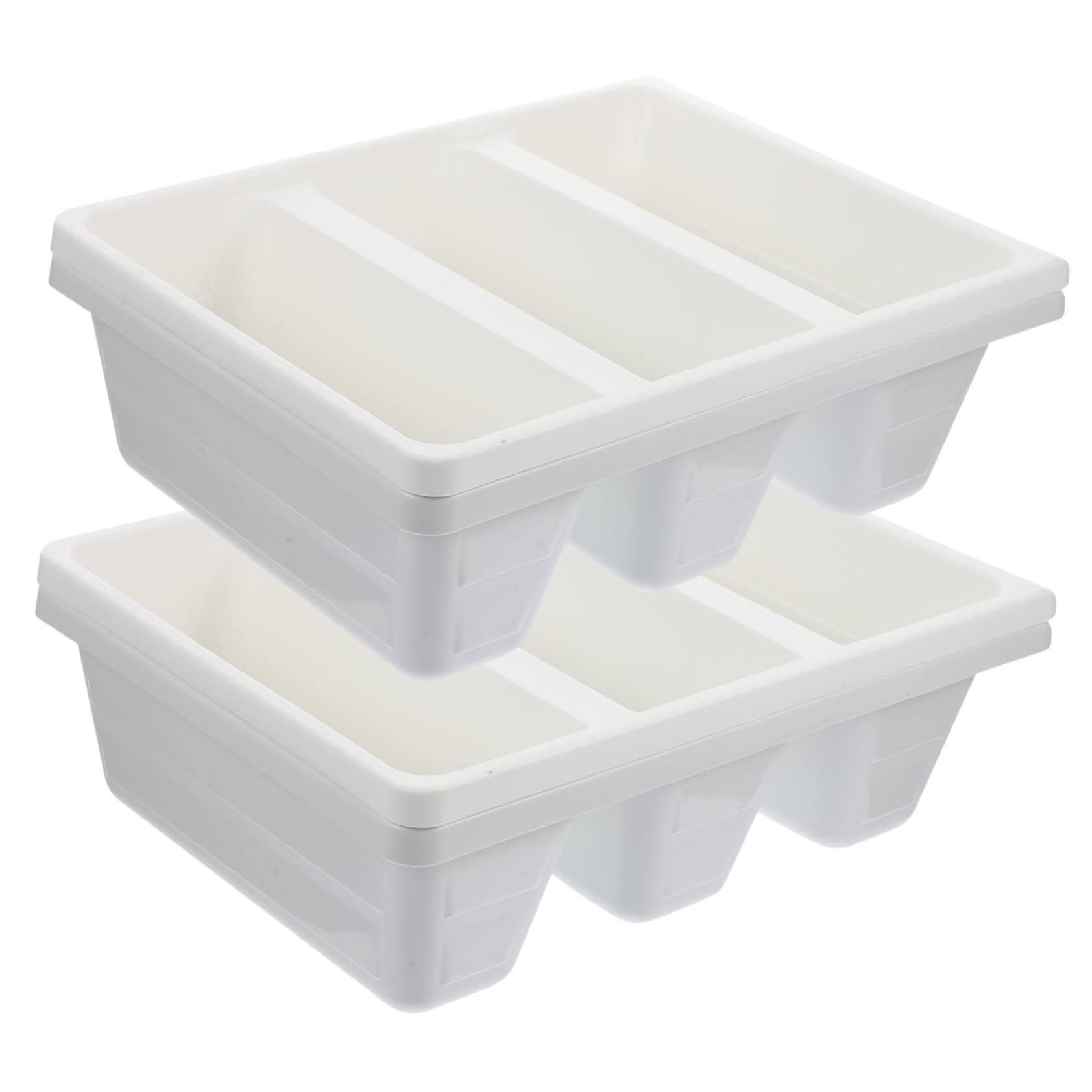 Zerodeko Organisateur de Chaussures Blanc en PP Léger 4 Compartiments, Étagère à Chaussures Debout Simple et Généreuse pour Rangement Optimisé à Domicile
