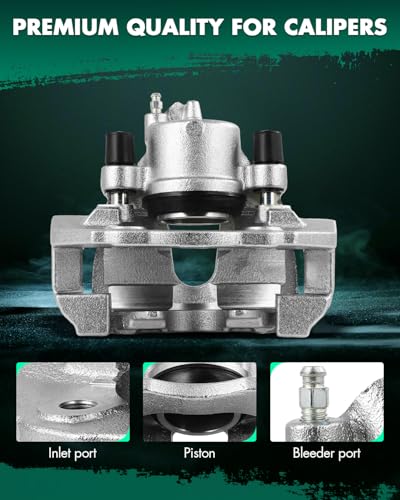 Image of SCITOO Front Driver Side Disc Brake Caliper 19B2942 Compatible For Mazda For 3 2004,With Bracket 1PC