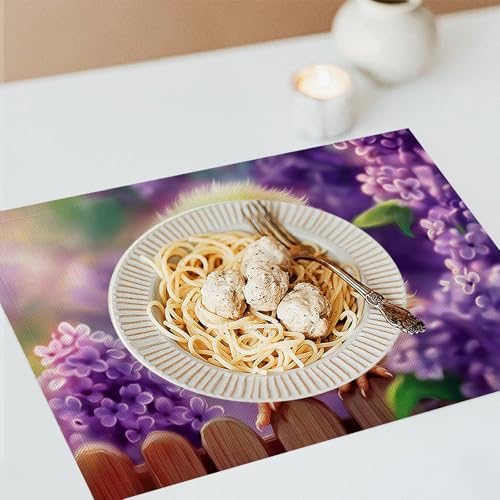 Sets de table animaux mignons de cuisine 45x30 cm lavables et antidérapants