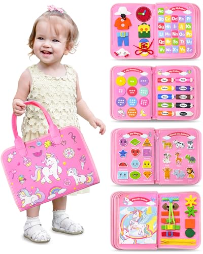 Walenty Toddler Busy Board Montessori Toys for 1 2 3 ...