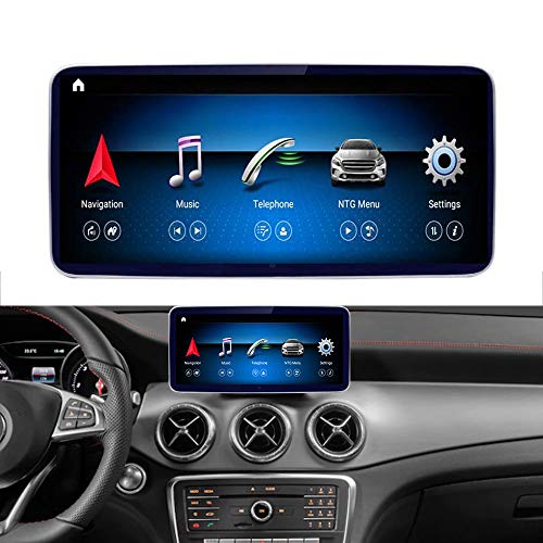 Road Top 10.25" Android 10 Touch Screen for Mercedes Benz GLA CLA A Class X156 C117 2016-2018 NTG5.0, Supports Built in Wireless CarPlay -Split Screen 4GB RAM GPS Car Stereo Radio