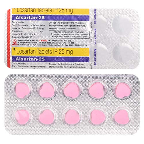 Image of Alsartan 25 - Strip of 10 Tablets