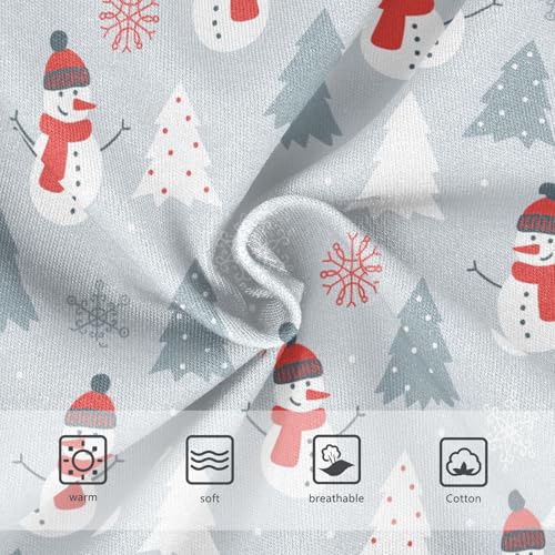 Girls Underwear Soft Cotton Christmas Tree Snowman Kids Panties in Sizes 2/3t, 4t, 5t, 6 and 83