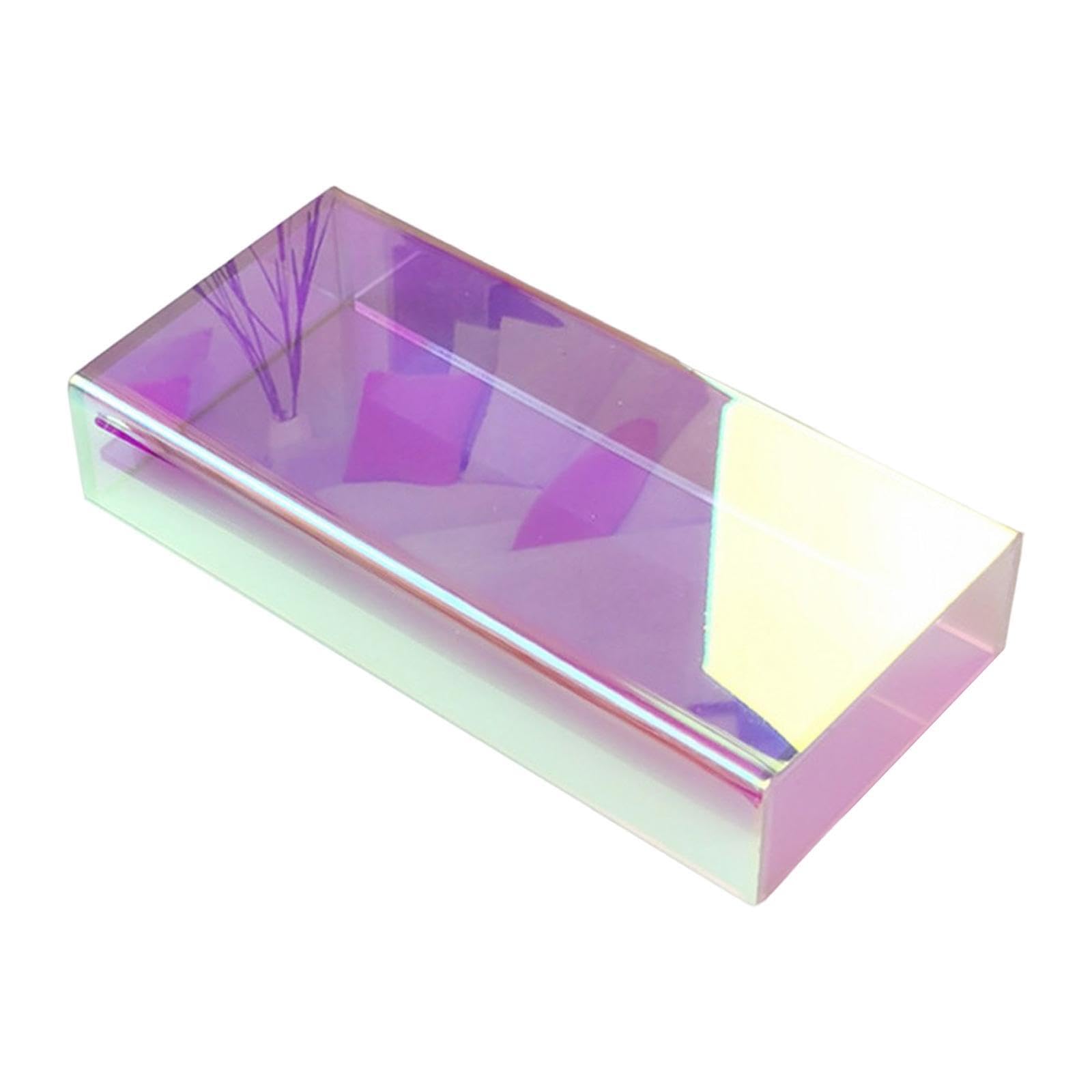 TWISAXC Cosmetic Makeup Organizer Display Stand Eyelash Storage Case Offers Stylish Solutions For Organizing Makeup Accessories Efficiently Eyelash Storage, Colorful, 7.5x14x3cm