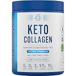 Applied Nutrition Keto Collagen Powder - Keto Collagen Protein with MCT, Ketogenic & Paleo Diet, Zero Sugar & Carbs, Healthy Skin, Hair, Nails (Unflavoured) (325g - 25 Servings)